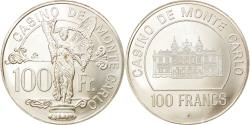 World Coins - Monaco, Token, 100 Francs Casino de Monte Carlo, , Silver