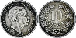 World Coins - Coin, Luxembourg, Adolphe, 10 Centimes, 1901, Brussels,