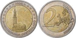 World Coins - GERMANY - FEDERAL REPUBLIC, 2 Euro, Cathédrale d'Hambourg, 2008, Munich