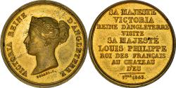 World Coins - France, Medal, Louis-Philippe Ier, Victoria Royal Visit, Château d'Eu, History