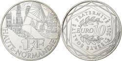 World Coins - France, 10 Euro, Haute-Normandie, 2011, Paris, Silver, , KM:1738