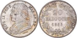 World Coins - Coin, ITALIAN STATES, PAPAL STATES, Pius IX, 20 Baiocchi, 1865, Rome,