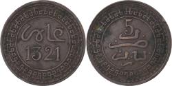 World Coins - Morocco, 'Abd al-Aziz, 5 Mazunas, 1321, Paris, Bronze, , KM:16.3