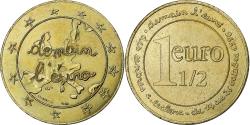 World Coins - France, Medal, Demain l'Euro, 1996, Bronze-Aluminium,