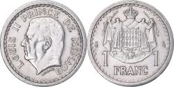 World Coins - Coin, Monaco, Louis II, Franc, Undated (1943), Poissy, , Aluminum