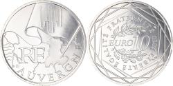 World Coins - France, 10 Euro, 2010, Paris, Auvergne, , Silver, KM:1646
