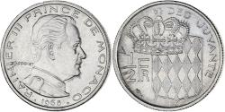 World Coins - Coin, Monaco, Rainier III, 1/2 Franc, 1965, , Nickel, KM:145