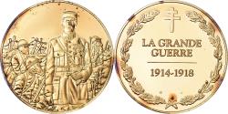 World Coins - France, Medal, La grande guerre, 1914-1918, Politics, Society, War,