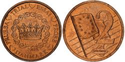 World Coins - Denmark, Medal, 2 C, Essai Trial, 2002, Copper,