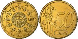 World Coins - Portugal, 50 Euro Cent, 2002, Lisbon, Brass, , KM:745