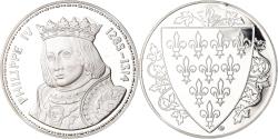 World Coins - France, Medal, Les Rois de France, Philippe IV, History, , Silver