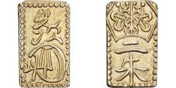 World Coins - Japan, Kōmei, 2 Shu, Man'en, 1860-1869, Edo, Electrum,