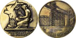 World Coins - France, Medal, Électricité de France et gaz de France, Bronze, Dropsy
