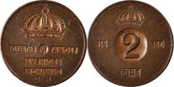 World Coins - Coin, Sweden, Gustaf VI, 2 Öre, 1960, , Bronze, KM:821