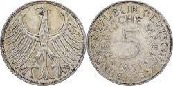 World Coins - Federal Republic of Germany, 5 Mark, 1951, Hamburg, Silver, , KM:112.1
