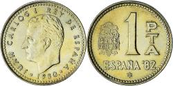 World Coins - Spain, Juan Carlos I, Peseta, 1980 (82), Madrid, , Aluminum-Bronze, KM:816