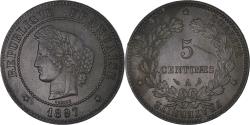 World Coins - Coin, France, Cérès, 5 Centimes, 1897, Paris, , Bronze, KM:821.1