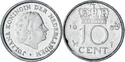 World Coins - Netherlands, 10 Cents, 1980