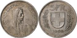 World Coins - Switzerland, 5 Francs, Herdsman, 1968, Bern, Copper-nickel,
