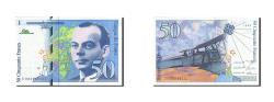 World Coins - Banknote, France, 50 Francs, 50 F 1992-1999 ''St Exupéry'', 1992, UNC(65-70)