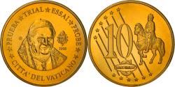 World Coins - Vatican, Medal, 10 C, Essai-Trial Benoit XVI, 2008, , Brass