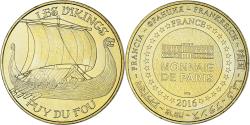 World Coins - France, Token, Touristic token, Les Epesses -  Puy du Fou - les Vikings, 2016