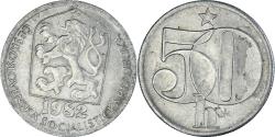 World Coins - Coin, Czechoslovakia, 50 Haleru, 1982