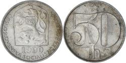 World Coins - Coin, Czechoslovakia, 50 Haleru, 1990