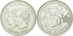 World Coins - Spain, 12 Euro, 2009, , Silver, KM:1212