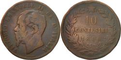 World Coins - Coin, Italy, Vittorio Emanuele II, 10 Centesimi, 1866, Strasbourg,
