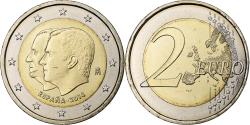 World Coins - Spain, 2 Euro, Felipe VI Accession to Spanish Throne, 2014, Madrid, Bi-Metallic