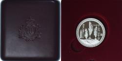 World Coins - San Marino, 5 Euro, Olympic Games in Beijing, 2008, Rome, BE, , Silver