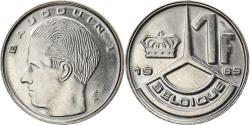 World Coins - Coin, Belgium, Franc, 1989, , Nickel Plated Iron, KM:170