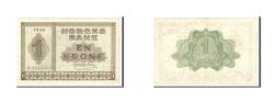 World Coins - Banknote, Norway, 1 Krone, 1944, Undated, KM:15a, VF(20-25)