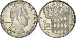 World Coins - Coin, Monaco, Rainier III, Franc, 1960, , Nickel, KM:140, Gadoury:150