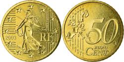 World Coins - France, 50 Euro Cent, 2003, , Brass, KM:1287