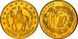 World Coins - United Kingdom, Fantasy euro patterns, 10 Euro Cent, 2003, Proof,
