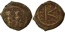 Ancient Coins - Coin, Tiberius II Constantine, Half Follis, Thessalonica, , Copper