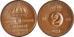 World Coins - Coin, Sweden, Gustaf VI, 2 Öre, 1970, , Bronze, KM:821