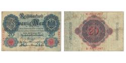 World Coins - Banknote, Germany, 20 Mark, 1914, 1914-02-19, KM:31, VF(20-25)