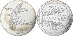 World Coins - France, 10 Euro, Sempé - Hiver - Liberté, 2014, Paris, Silver,