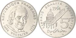 World Coins - Coin, France, Voltaire, 5 Francs, 1994, Paris, , Nickel, KM:1063