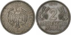 World Coins - GERMANY - FEDERAL REPUBLIC, 2 Mark, 1951, Munich, Copper-nickel,