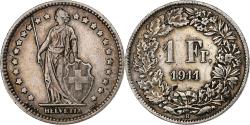 World Coins - Switzerland, Franc, Helvetia, 1911, Bern, Silver, , KM:29a