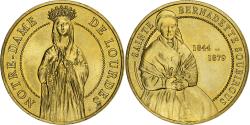 World Coins - France, Token, Lourdes n°4 - Sainte Bernadette et Notre Dame de Lourdes
