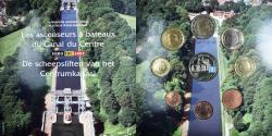 World Coins - Belgium, 1 Cent to 2 Euro, euro set - Les ascenseurs du Canal du Centre, 2007