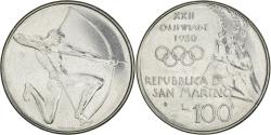 World Coins - Coin, San Marino, 100 Lire, 1980, Rome, , Steel, KM:108
