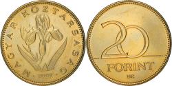 World Coins - Coin, Hungary, 20 Forint, 2007, Budapest, , Nickel-brass, KM:696