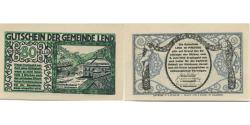 World Coins - Banknote, Austria, Lend, 80 Heller, pont, UNC(63), Mehl:FS 511IIa