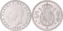 World Coins - Coin, Spain, Juan Carlos I, 5 Pesetas, 1982, , Copper-nickel, KM:823